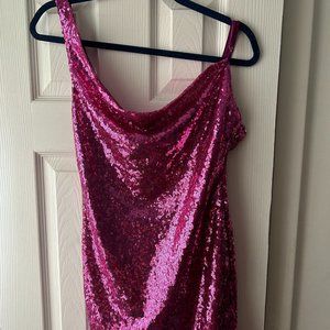 Hello Molly Pink Sequin Dress